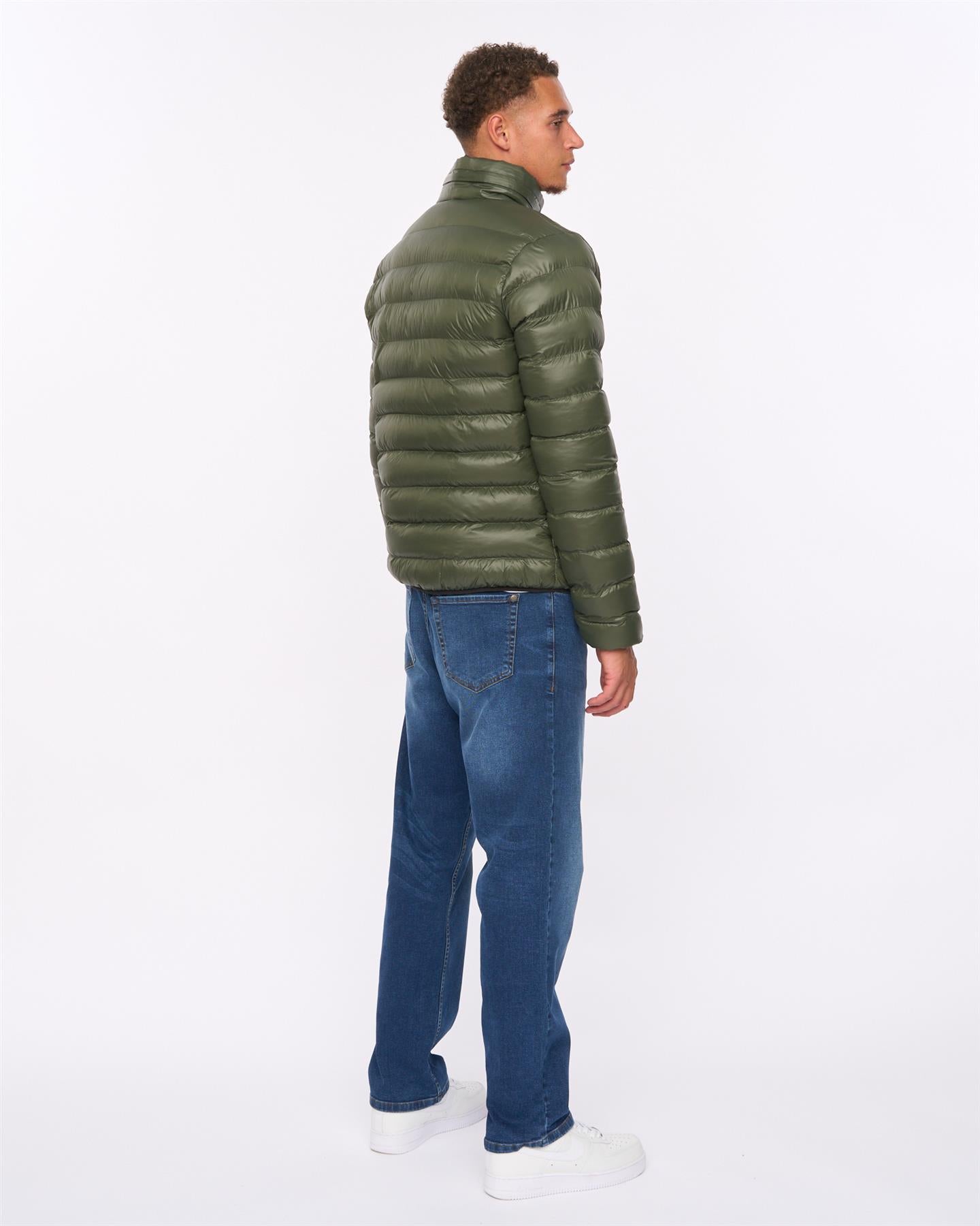 Mens Shemmy Two Quilted Jacket Dark Olive