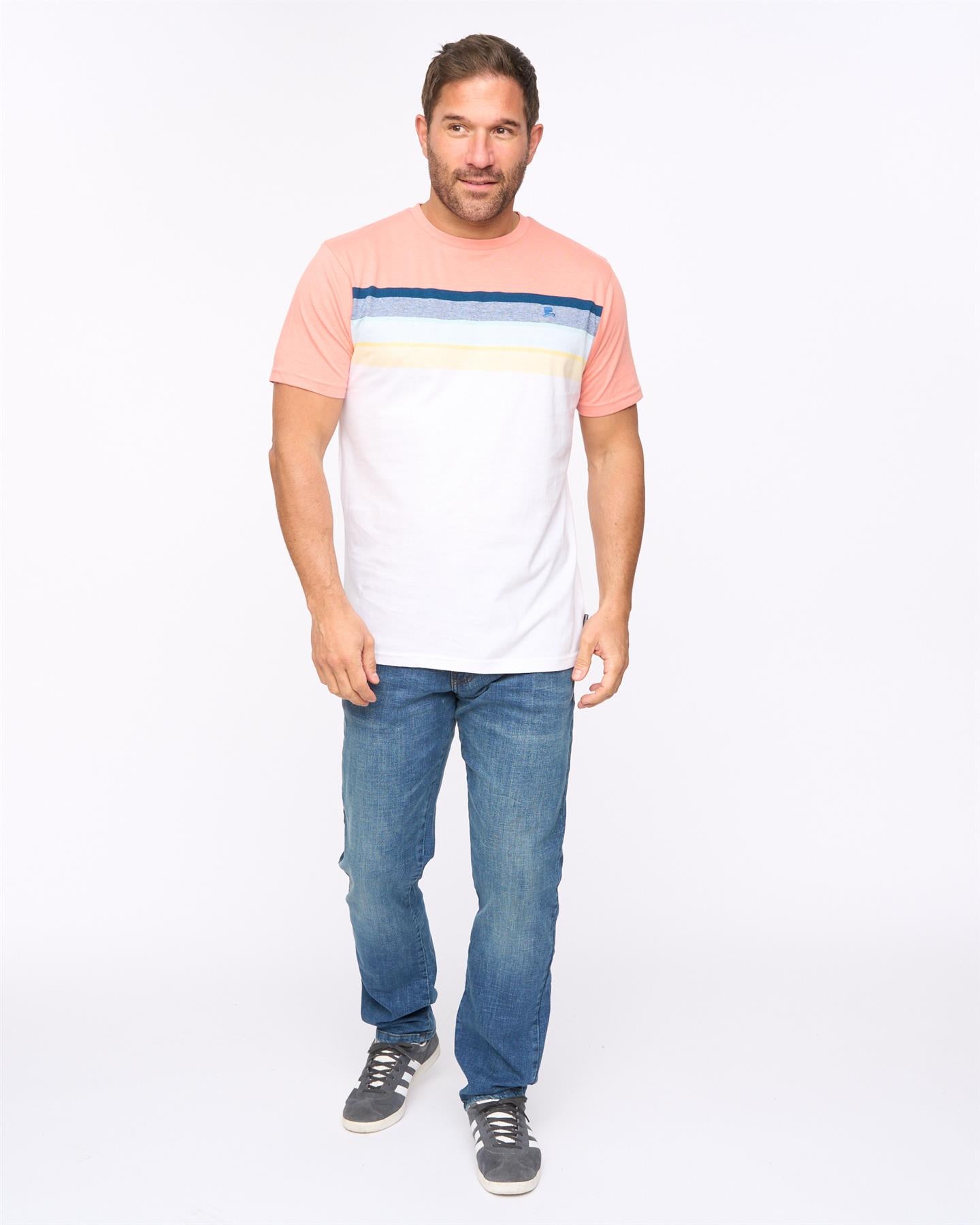Mens Fenshaw T-Shirt Coral