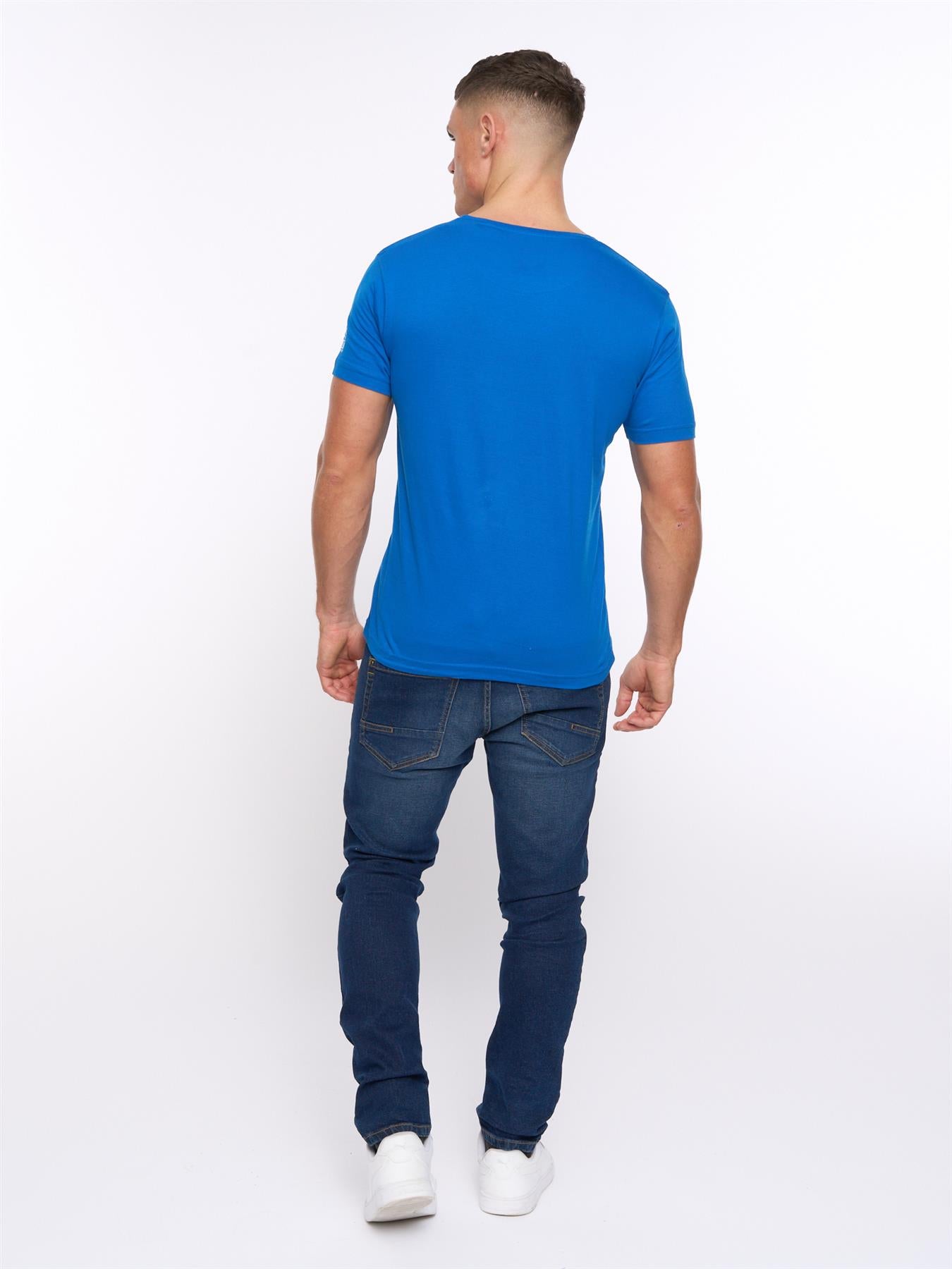 Mens Xplicit Rednose Xmas T-Shirt Deep Azure