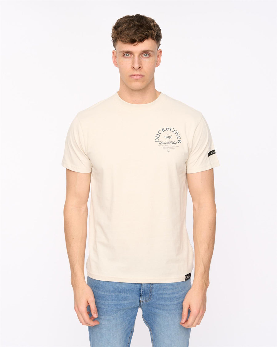 Mens Sudbury T-Shirt Light Stone