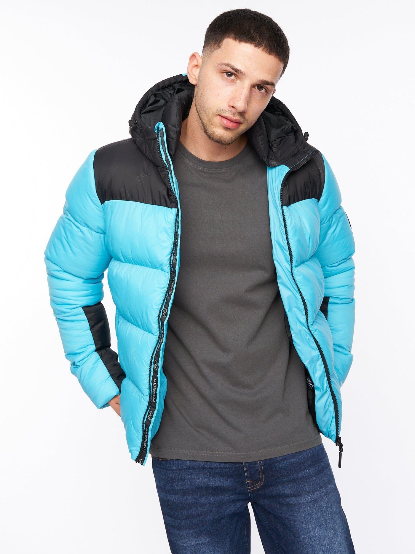 Chemerley Hooded Jacket Turquoise