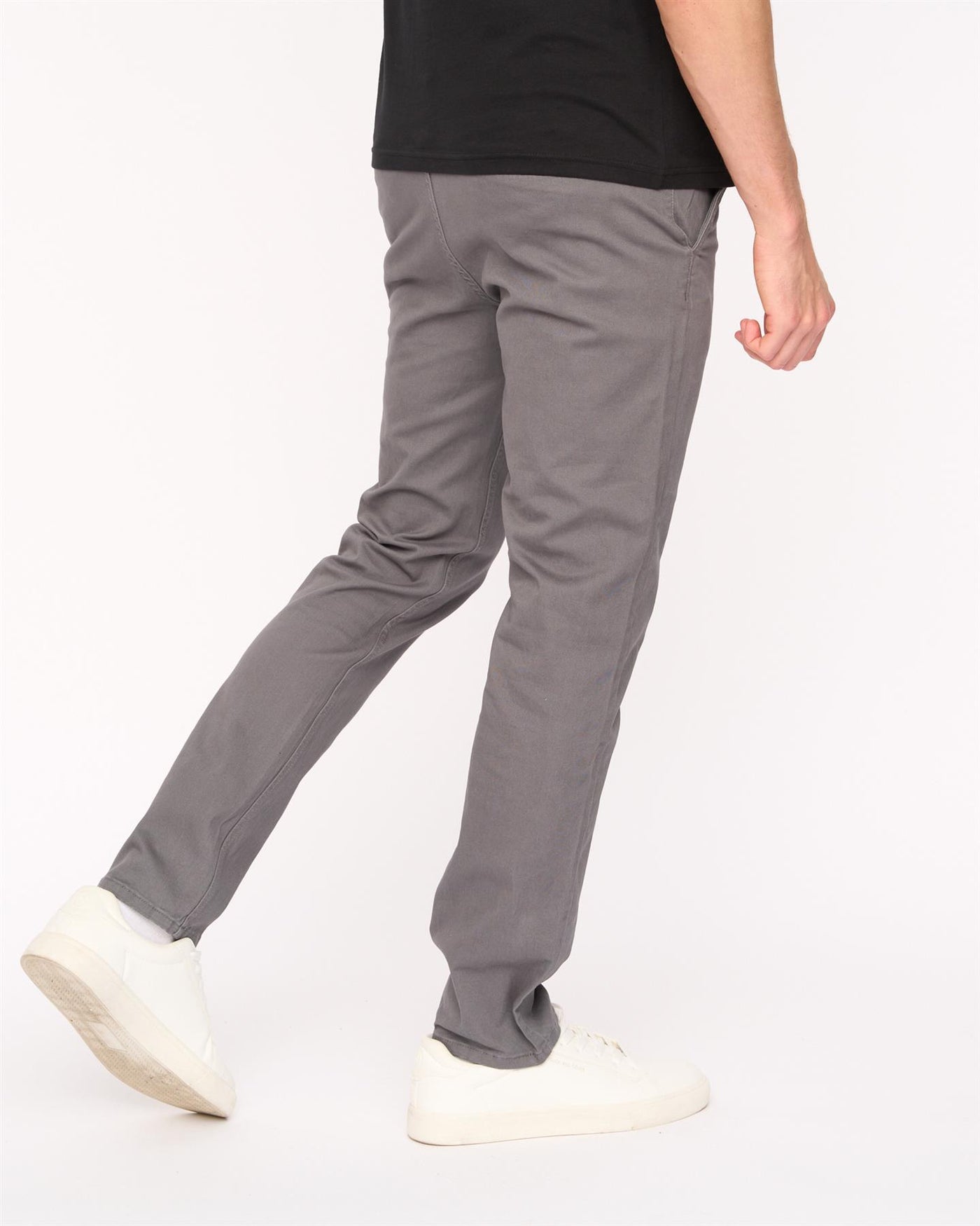 Mens Moretor Chinos Dark Grey