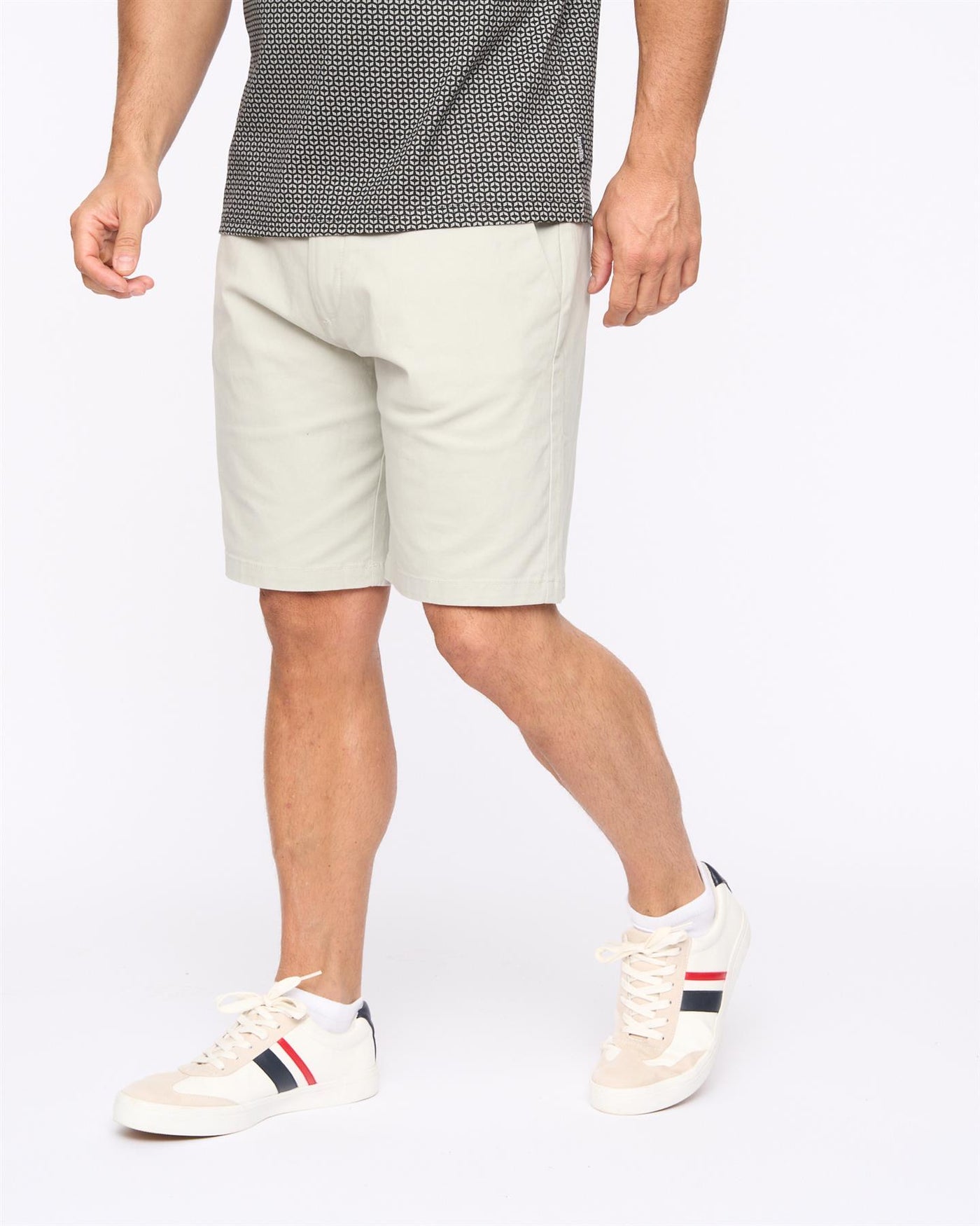 Mens Clarksten Chino Shorts Light Grey