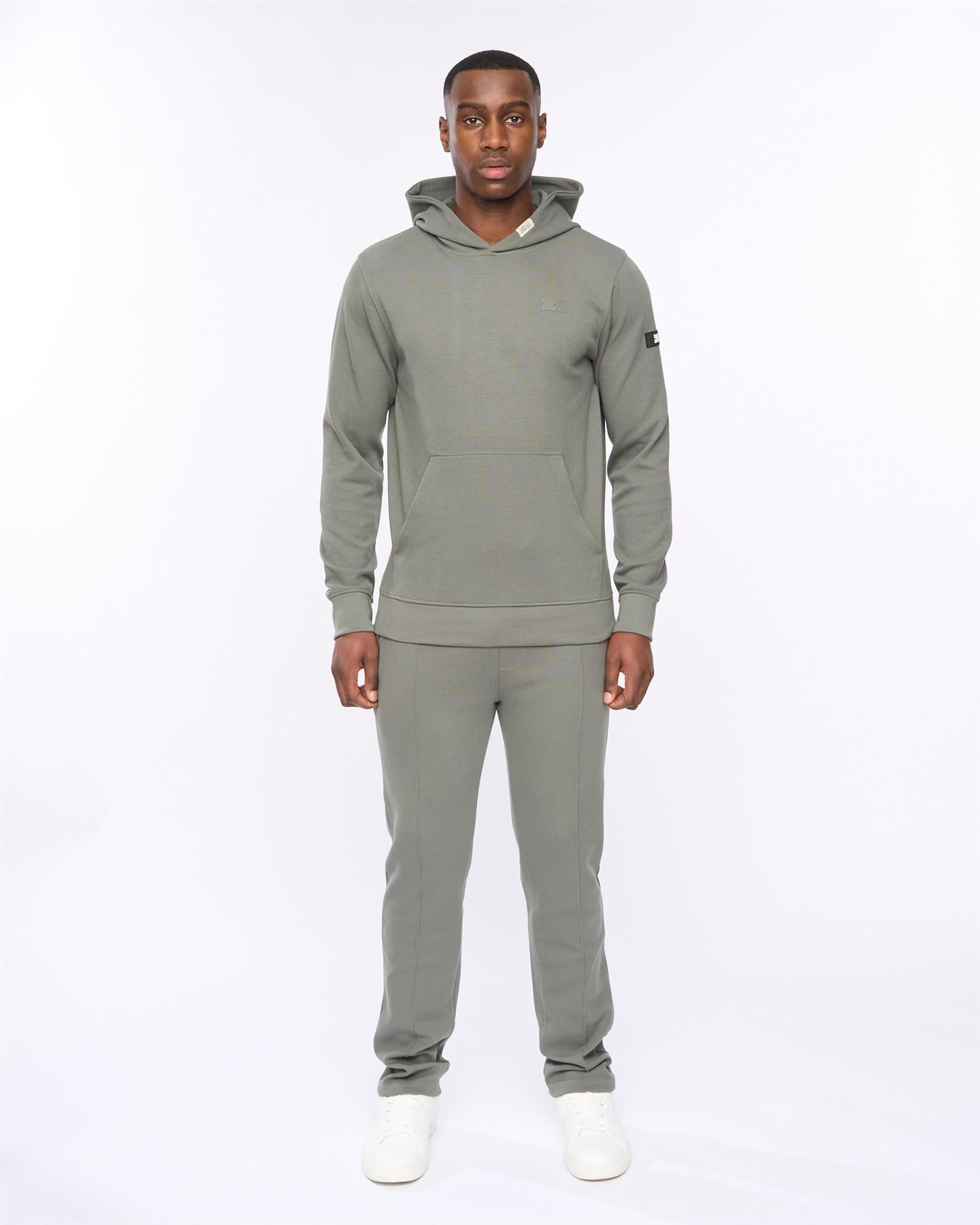 Mens Hannings Hoodie & Joggers Set Olive