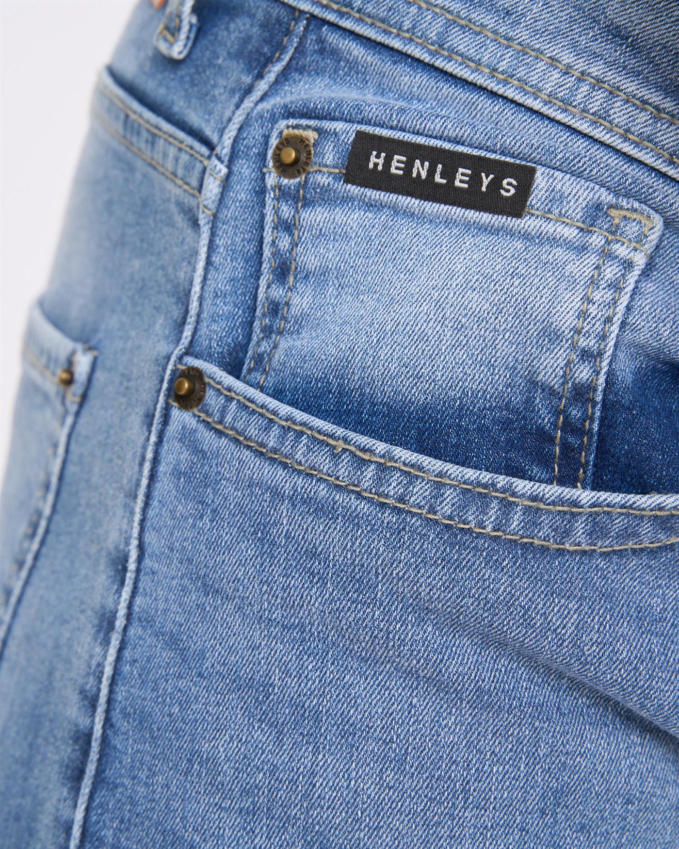 Mens Mayhen Slim Fit Jeans Light Wash