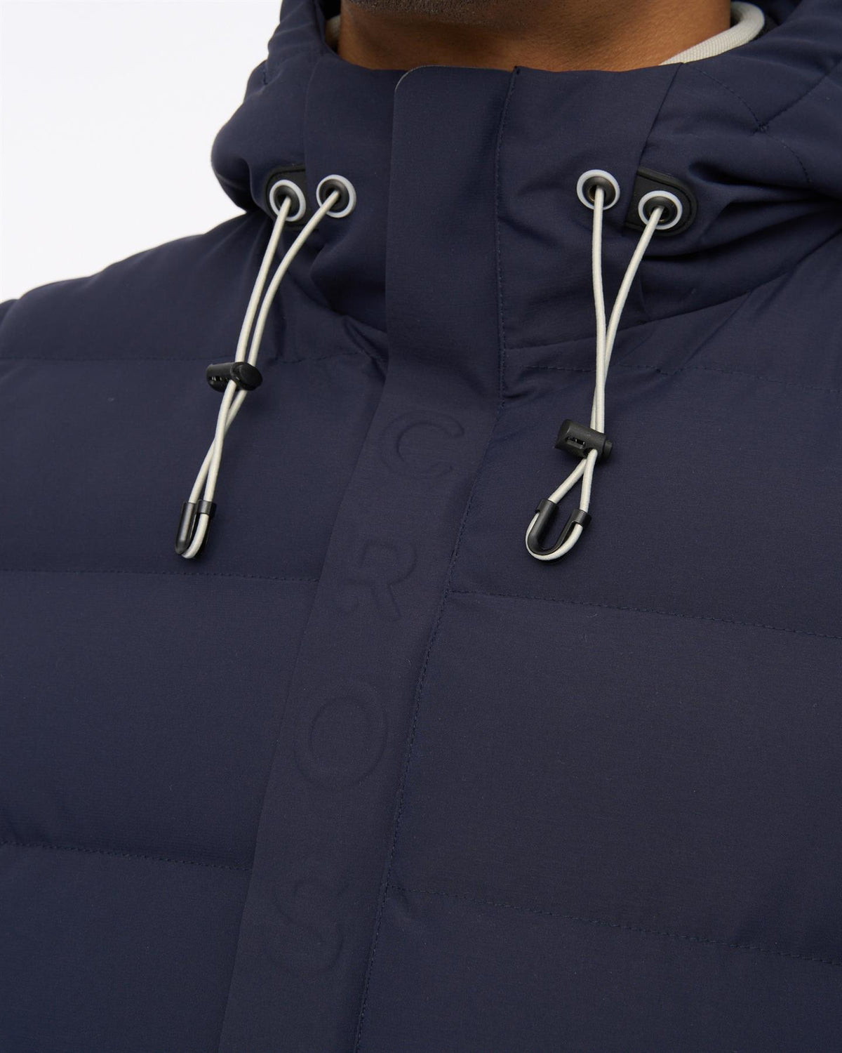 Kampleys Embossed Gilet Navy Navy