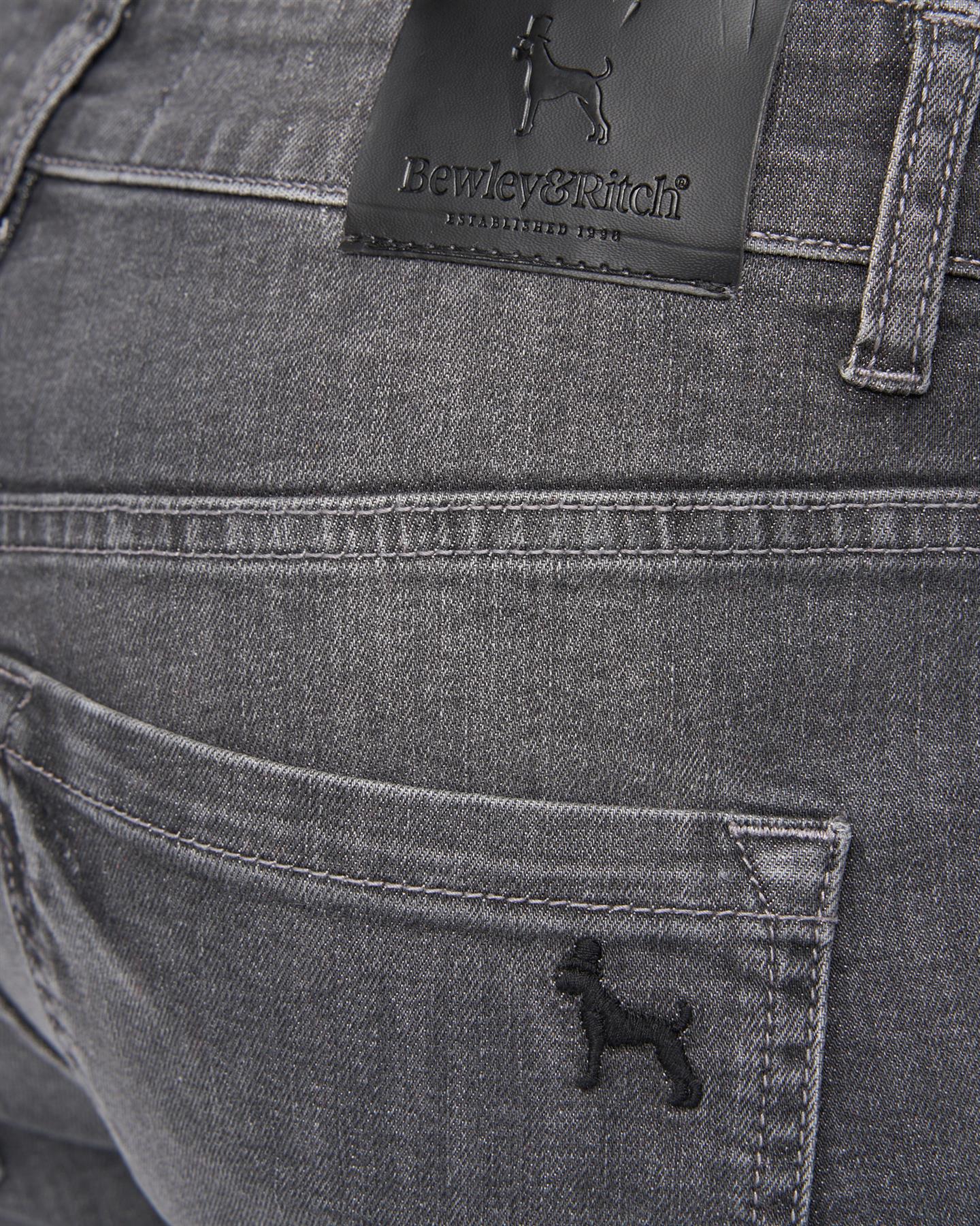 Mens Abingdon Slim Fit Jeans Grey