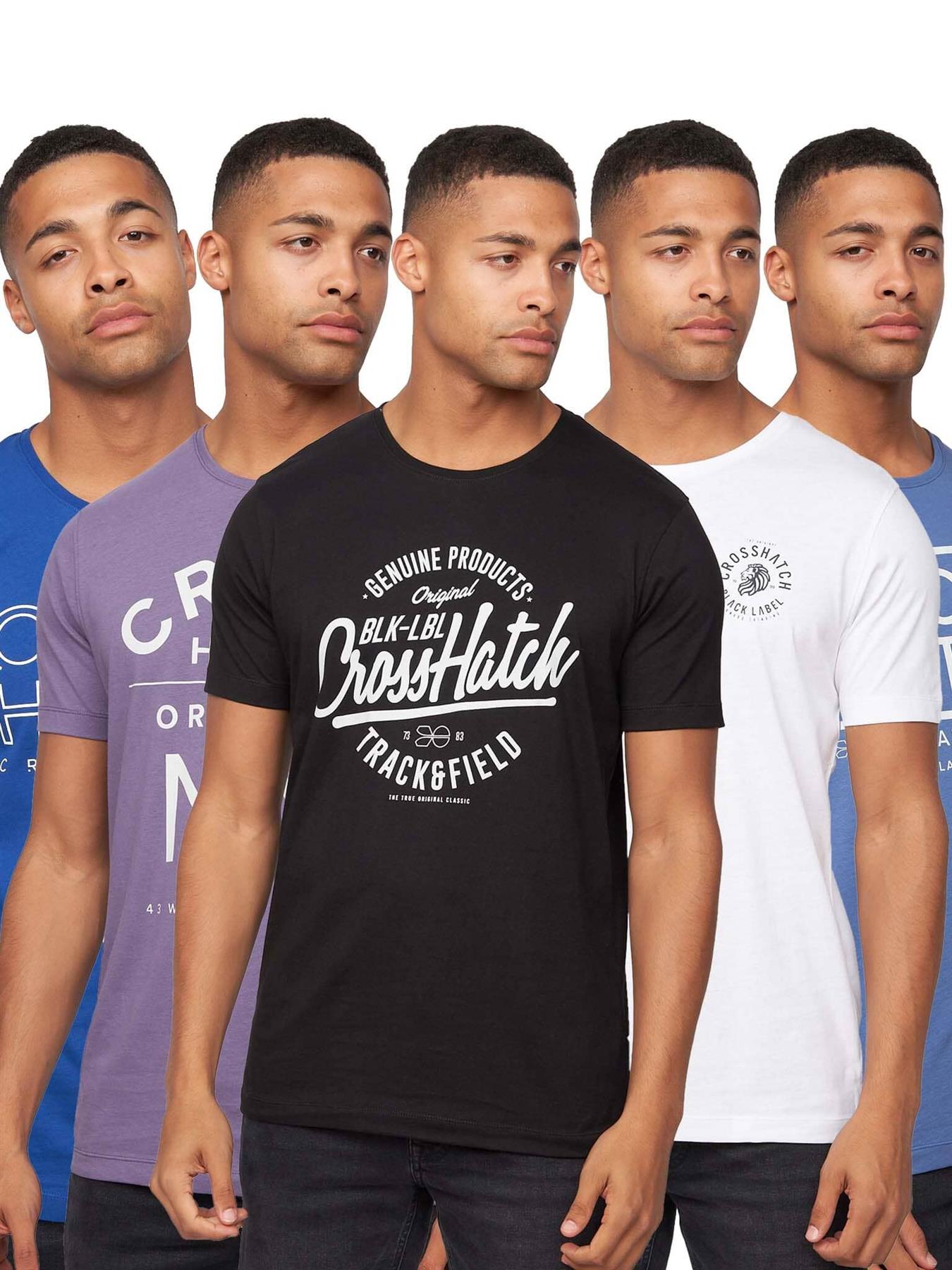 Mens Flomax T-Shirt 5pk Assorted