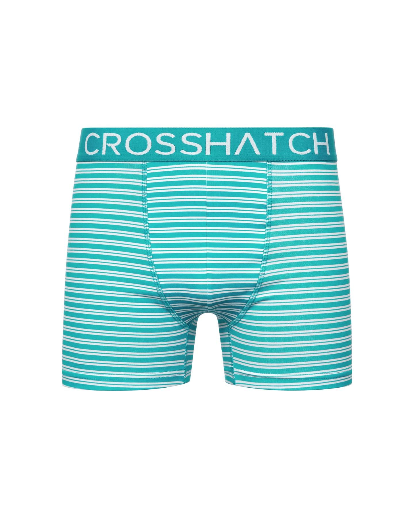 Mens Hovland Boxers 3pk Tropical Green