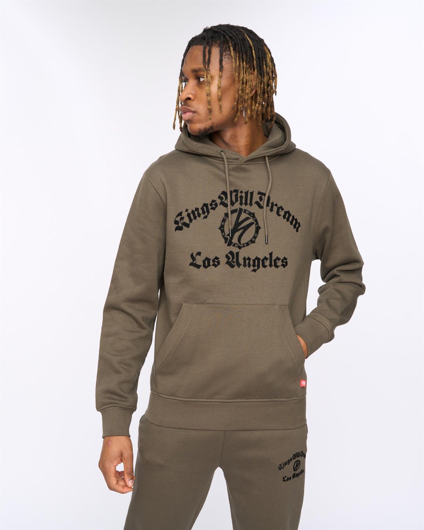 Mens Gothically Hoodie Olive