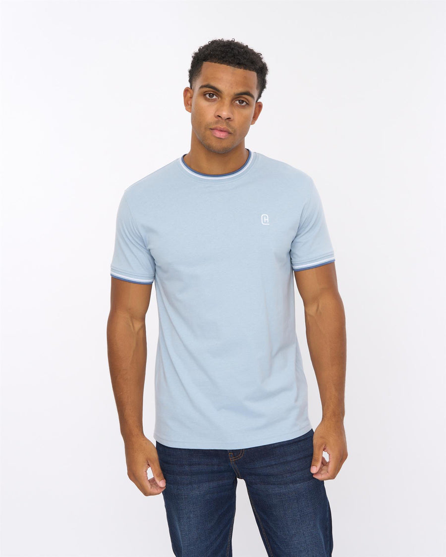 Mens Shellworth T-Shirt  Light Blue