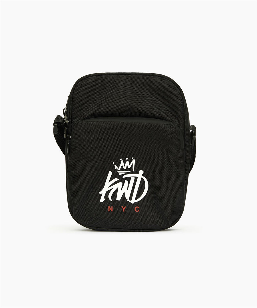 Mens Kayencee Cross Body Bag Black