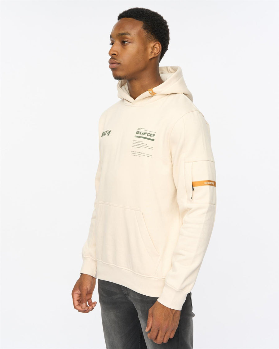 Mens Skullmatic Hoodie Off White