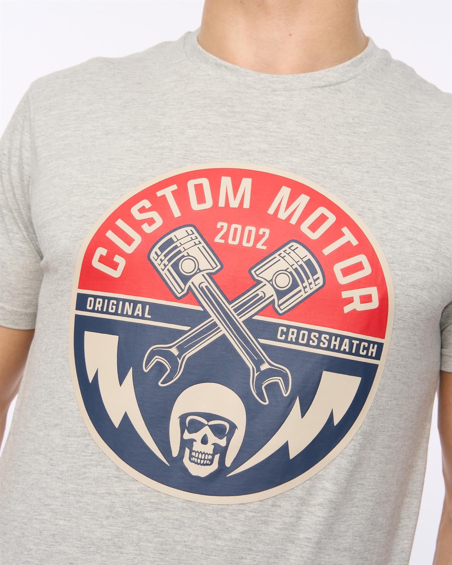Mens Moules T-Shirt Grey Marl
