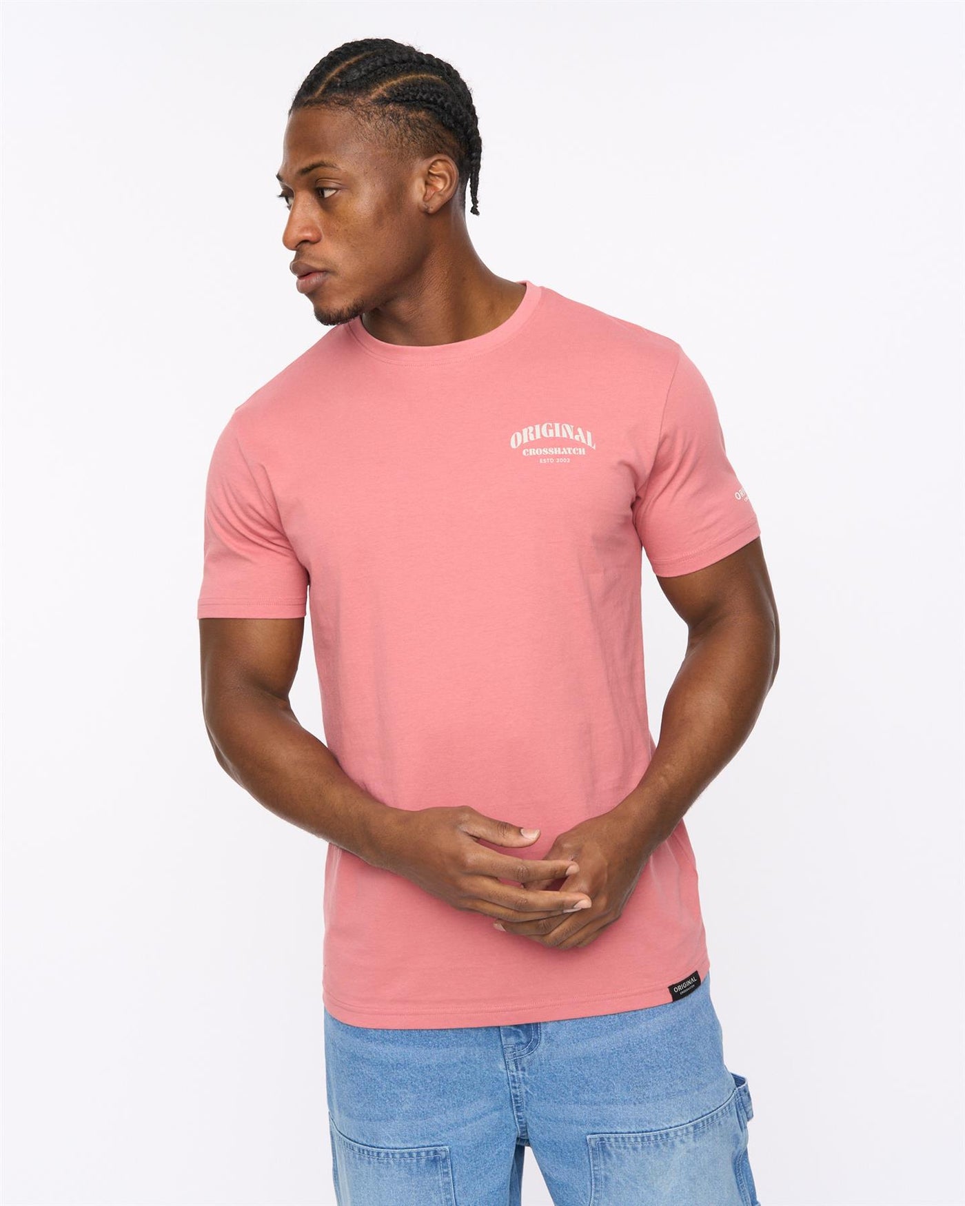 Mens Labstock T-Shirt Pink