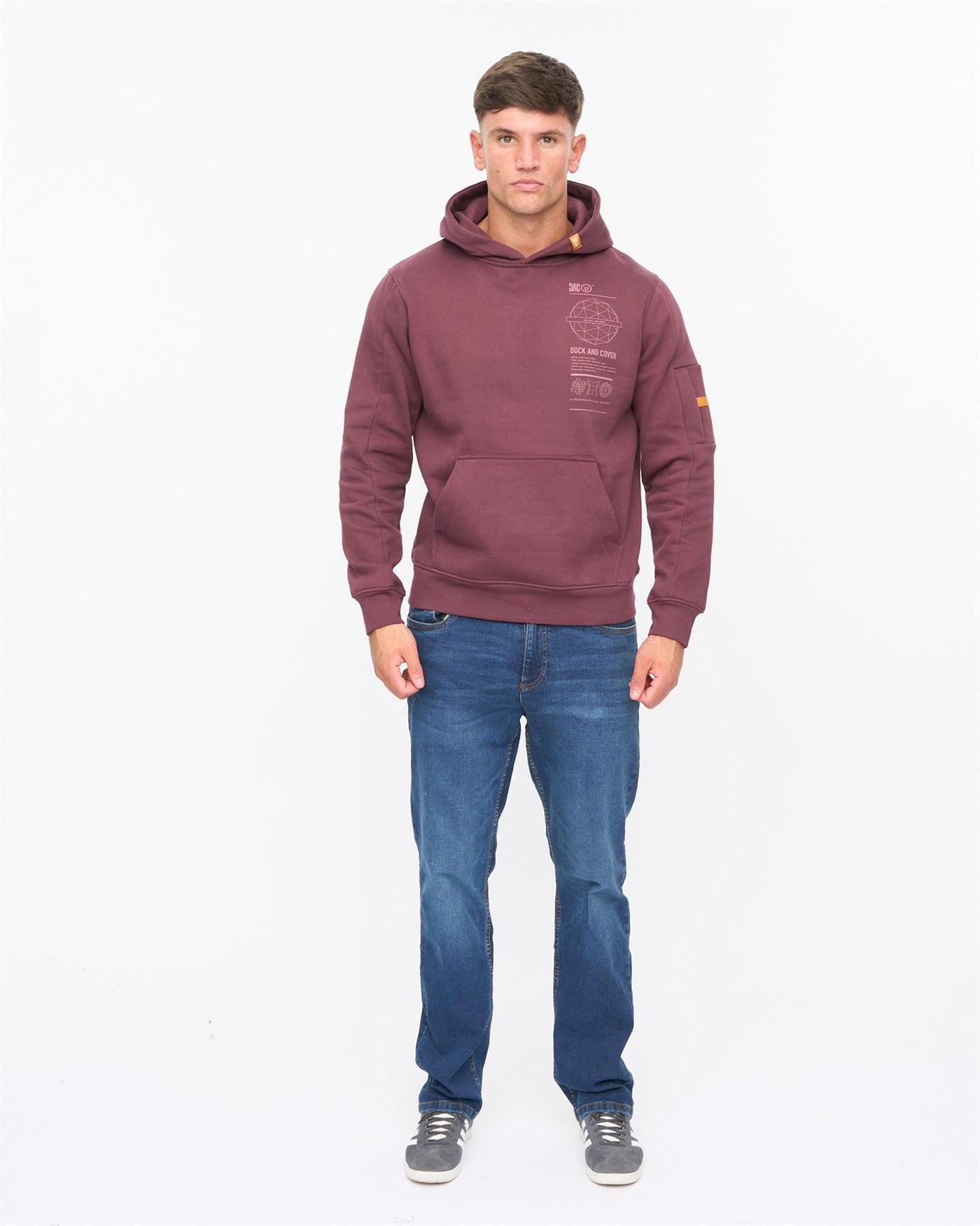 Mens Ashland Hoodie Raisin