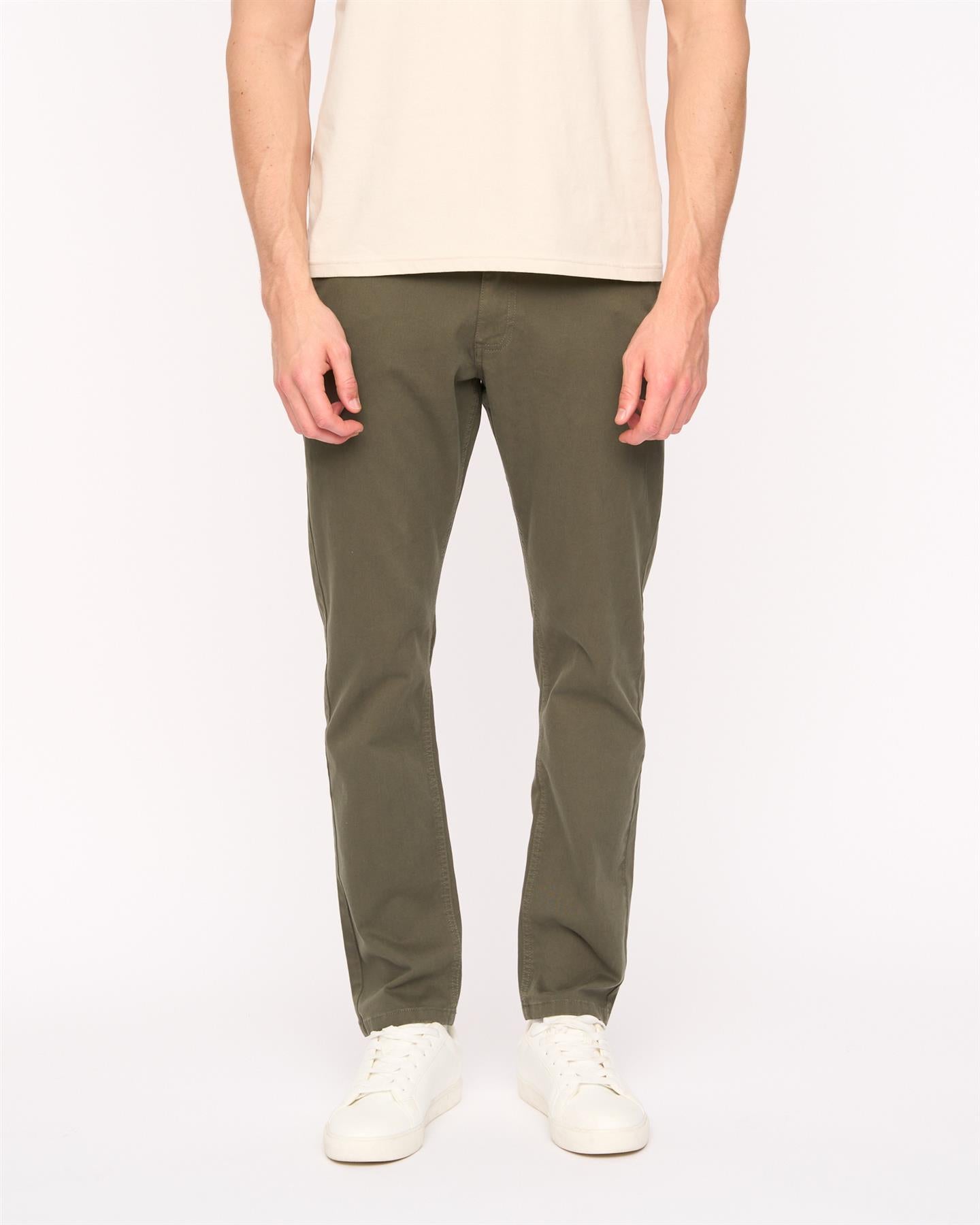 Mens Moretor Chinos Olive