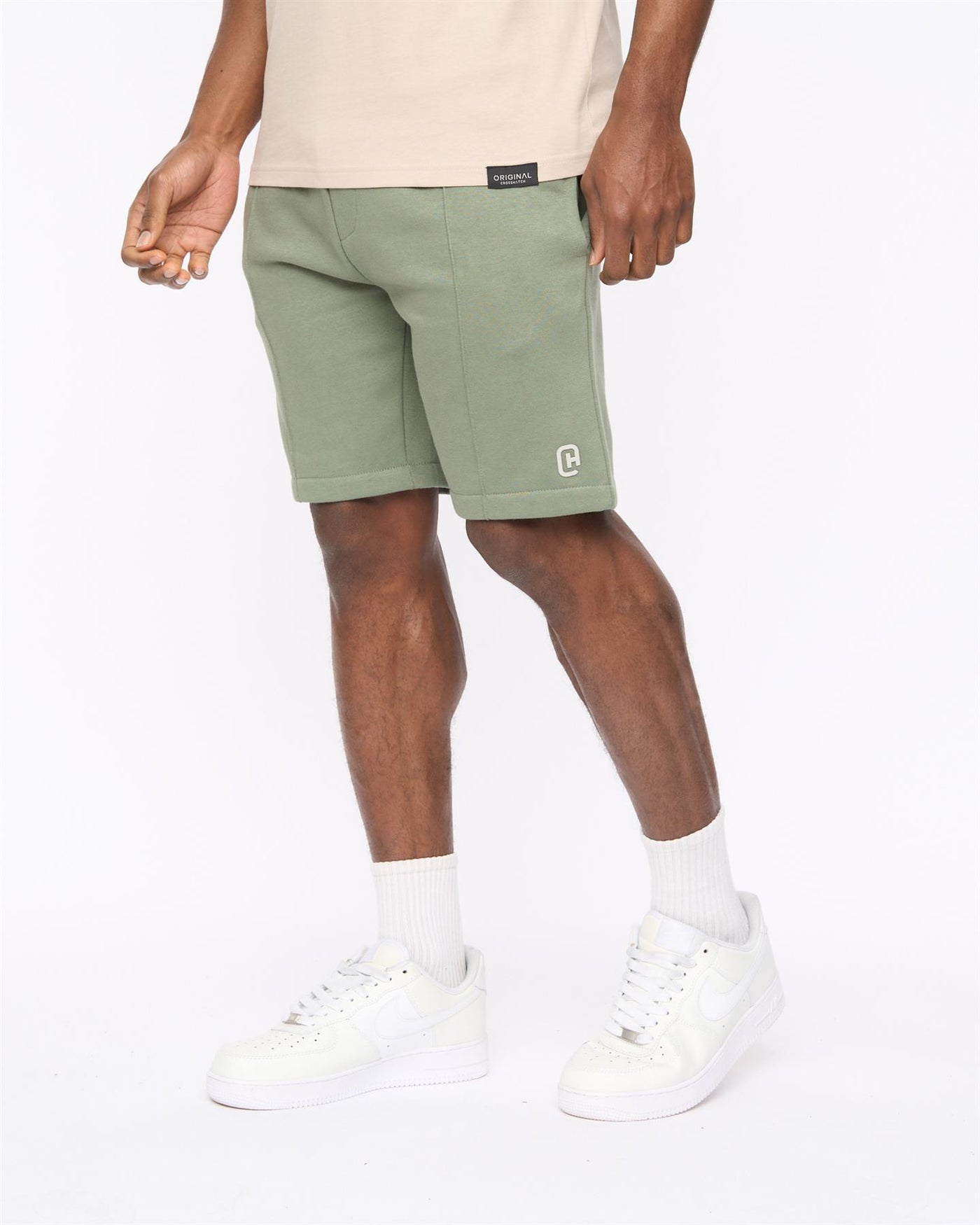 Mens Bardon Jog Shorts Olive