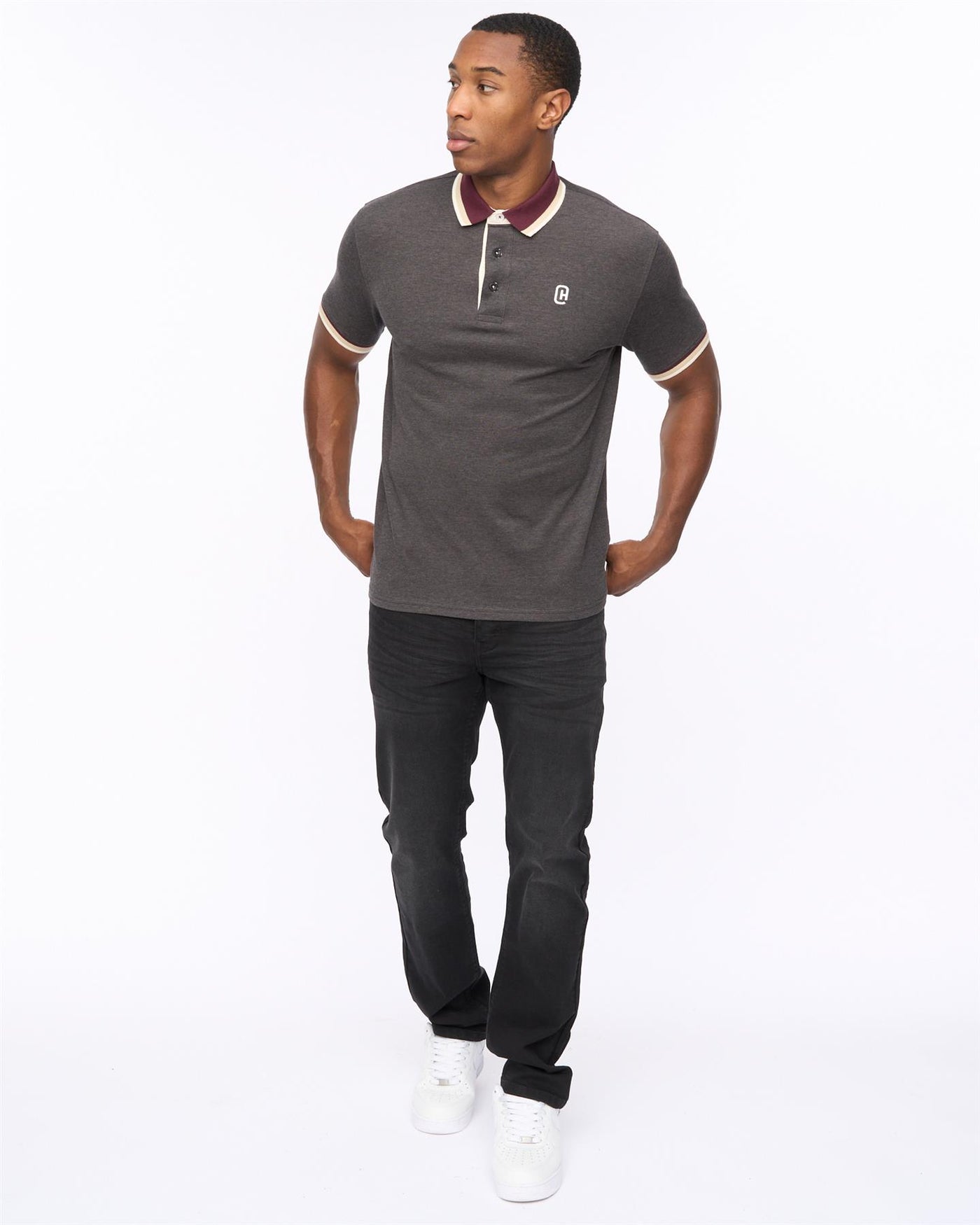 Mens Chimlacks Polo Black