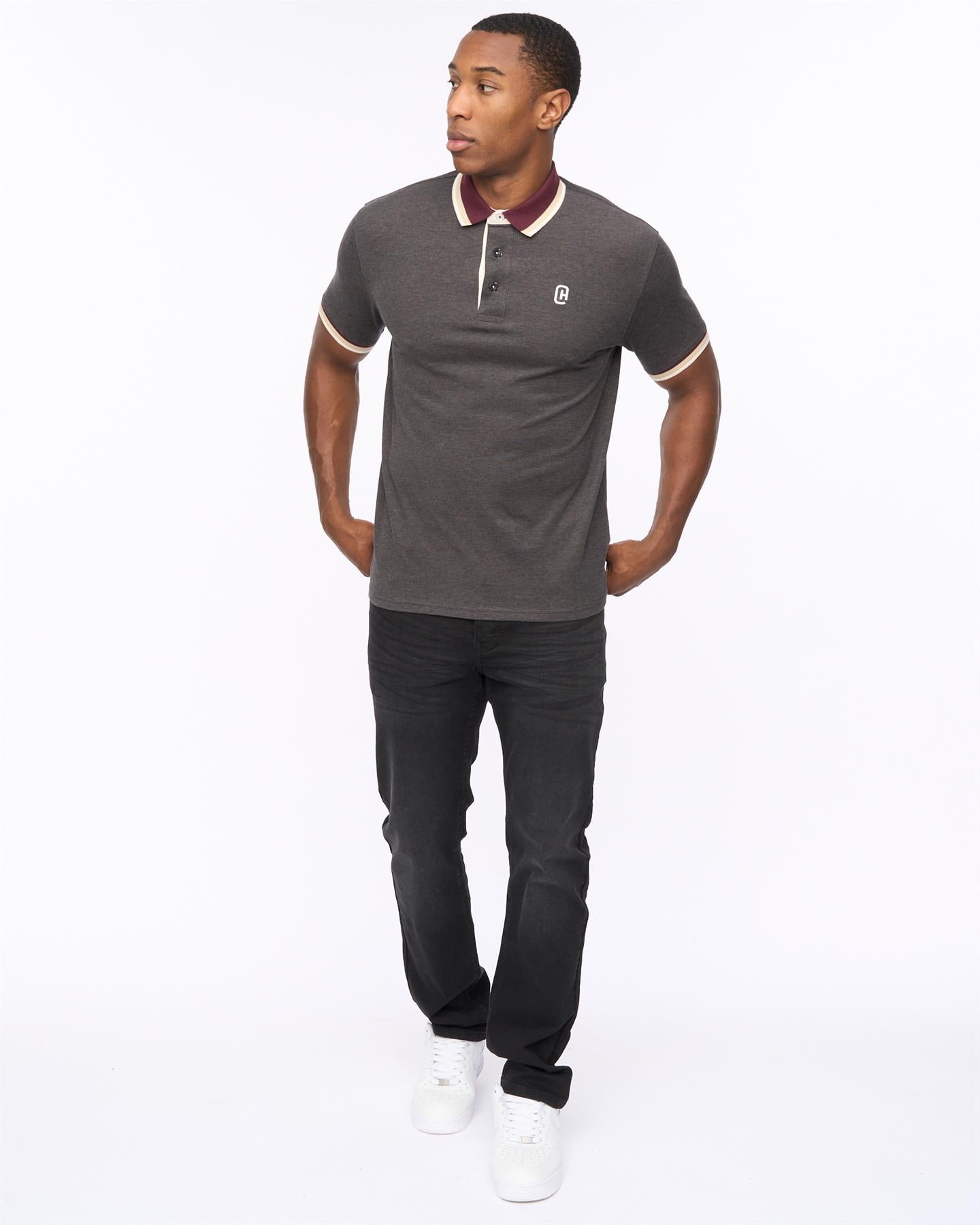 Mens Chimlacks Polo Black