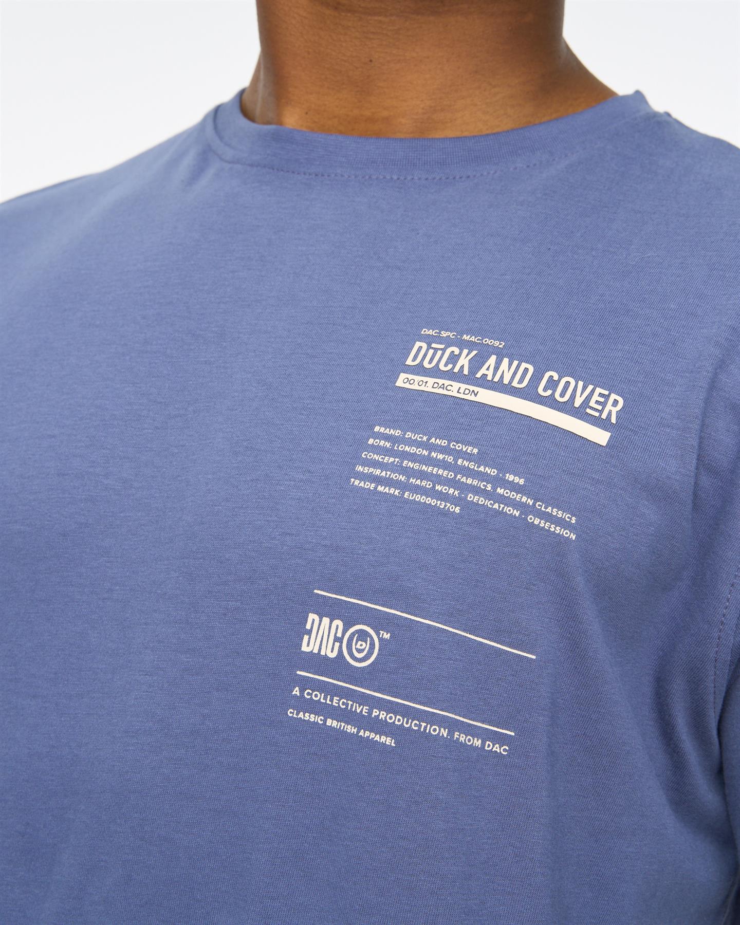 Mens Applewood T-Shirt Denim Blue