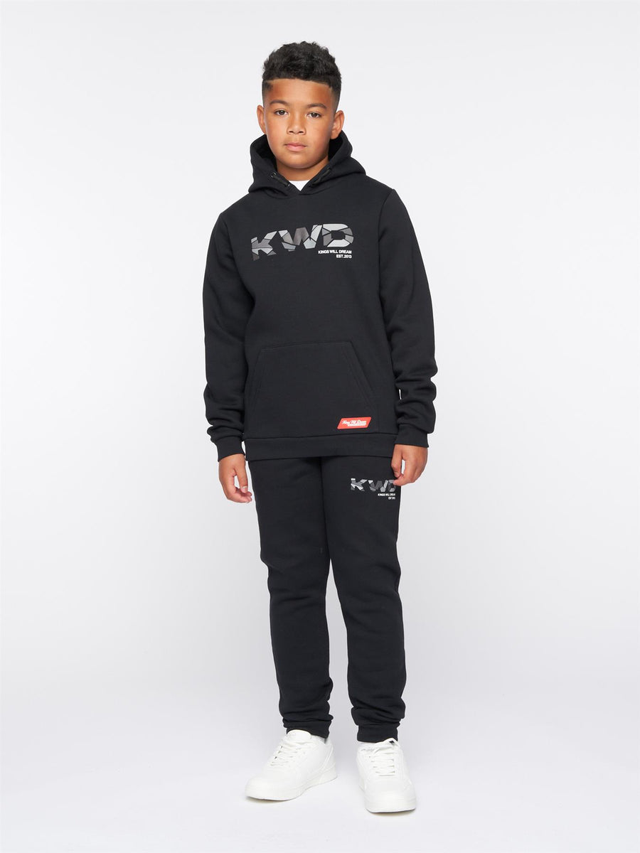 Fracture Hood Jet Black / Grey Reflective