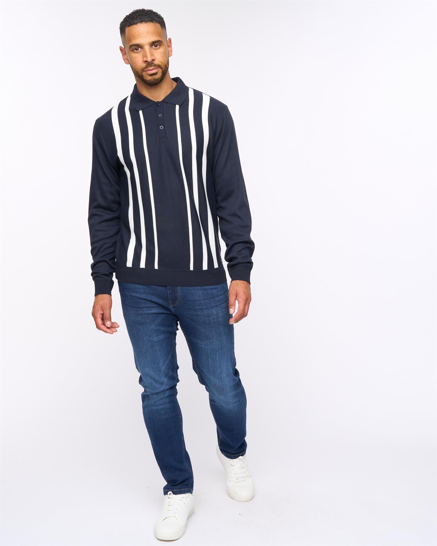 Stalwart Knit Polo Navy