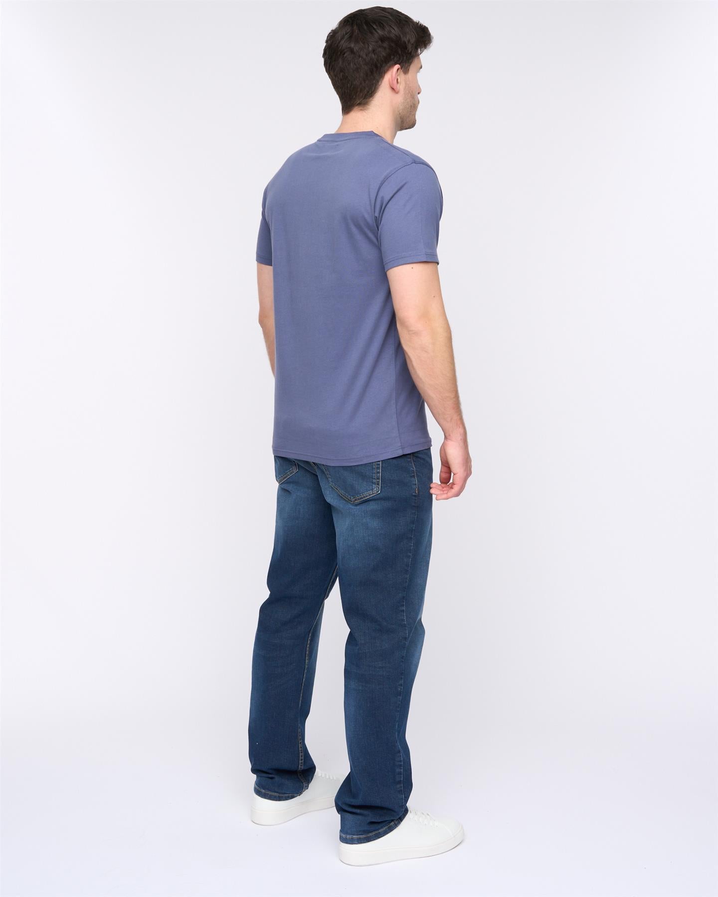 Mens Pixalate T-Shirt Navy