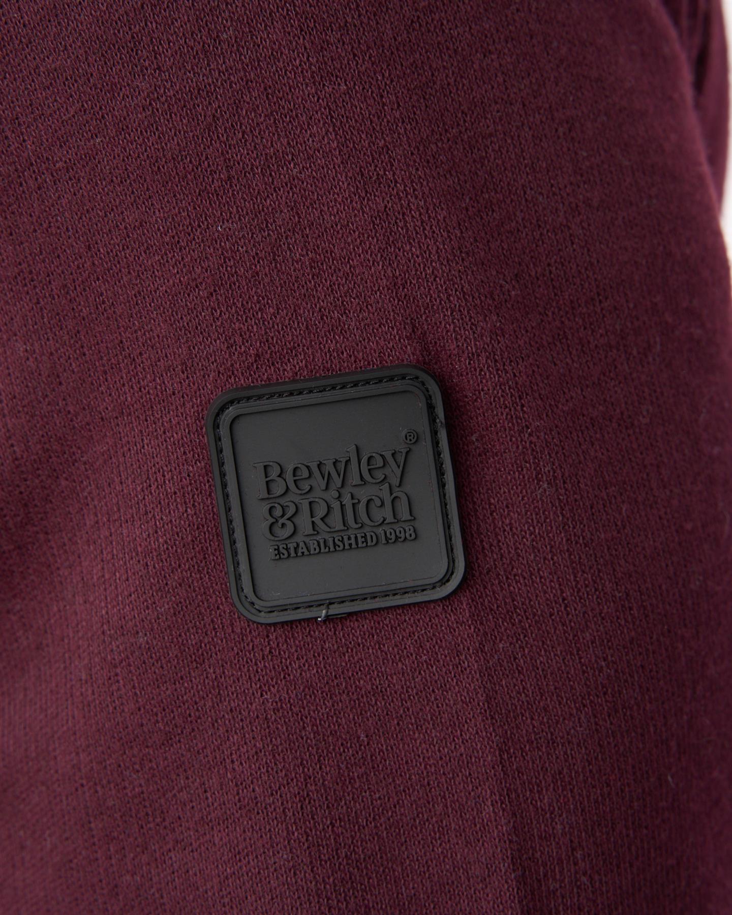 Pepston Crew Neck Jumper Burgundy Marl