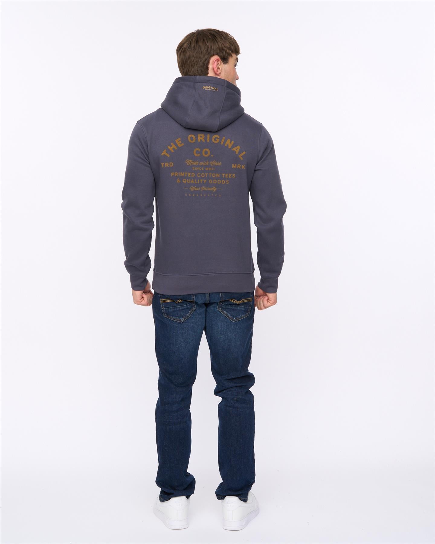 Mens Shoptown Hoodie Navy