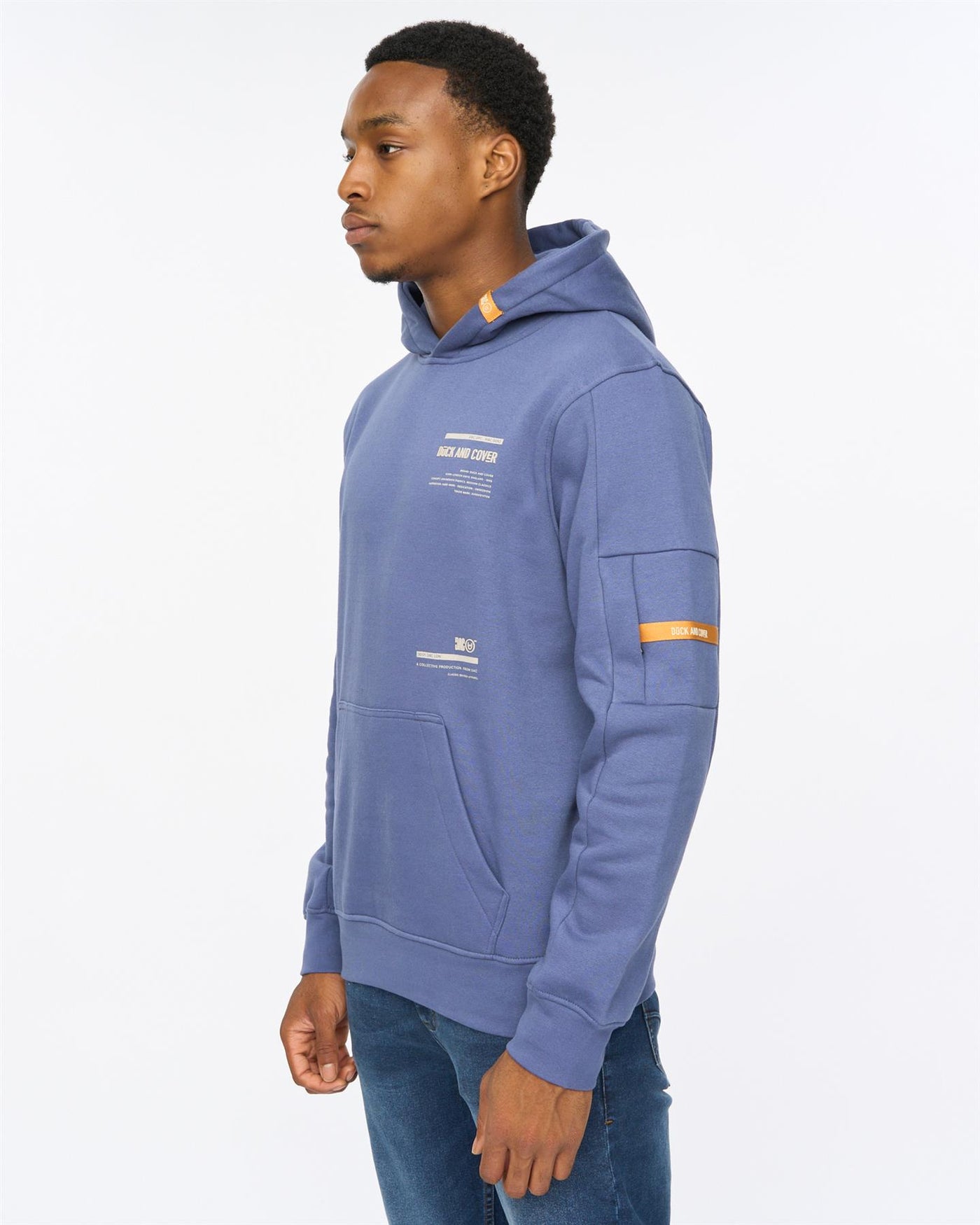Mens Ambridge Hoodie Denim Blue