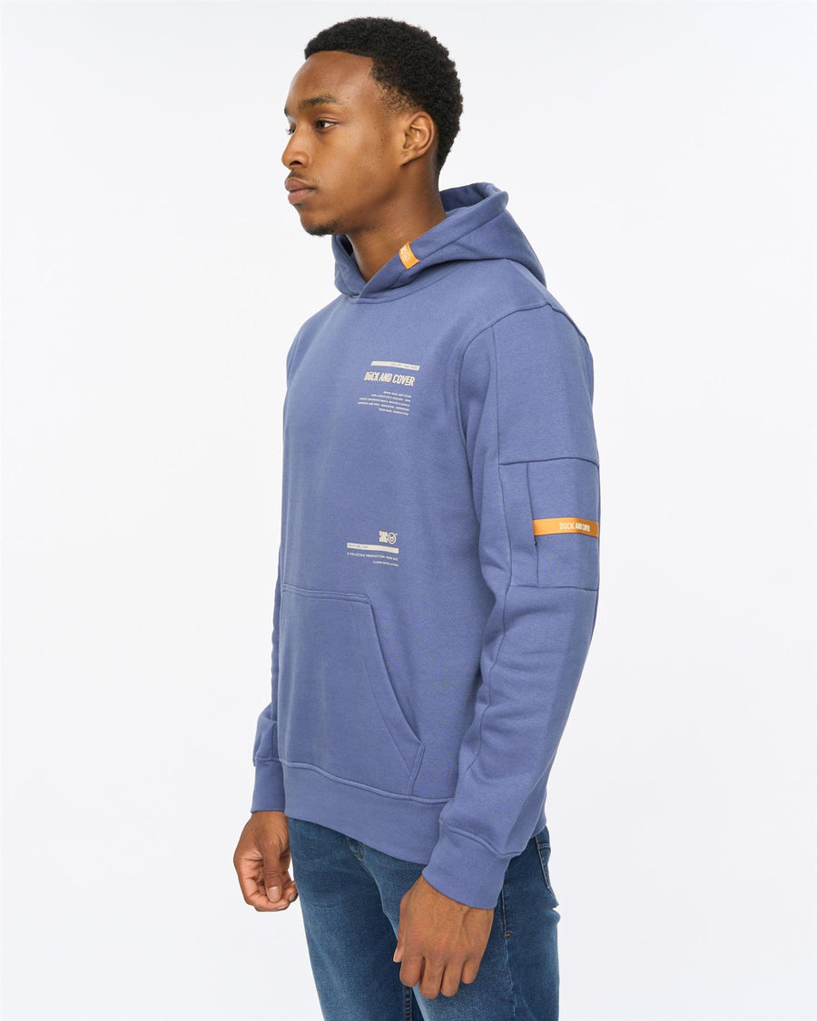 Mens Ambridge Hoodie Denim Blue