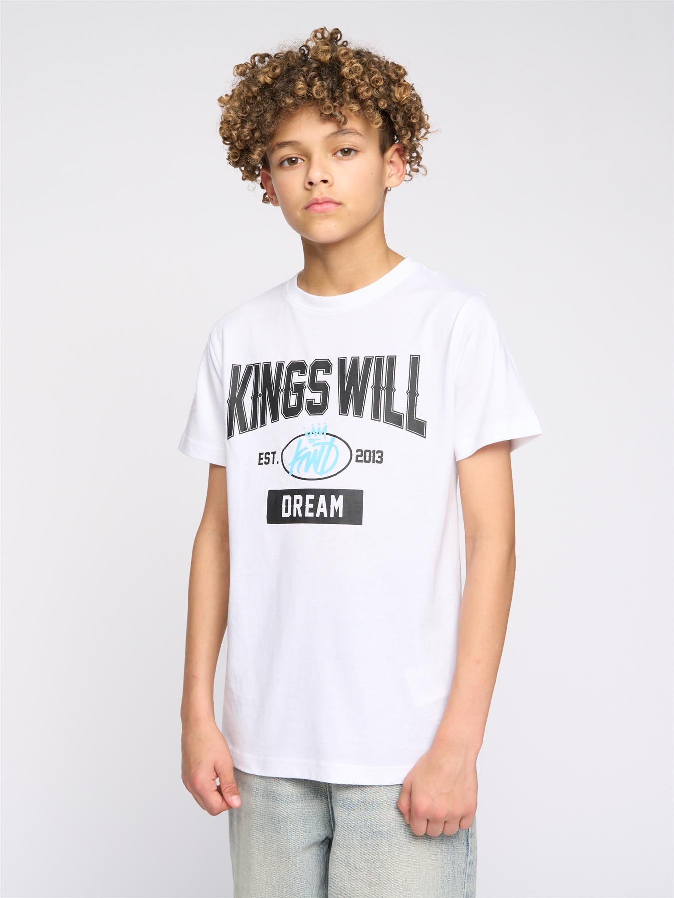Kids Boys Knockout T-Shirt White