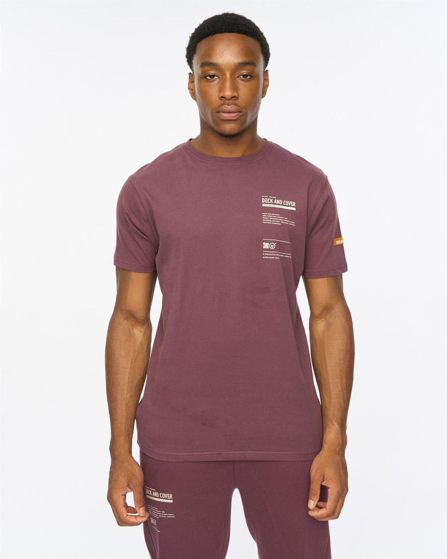 Mens Applewood T-Shirt Raisin