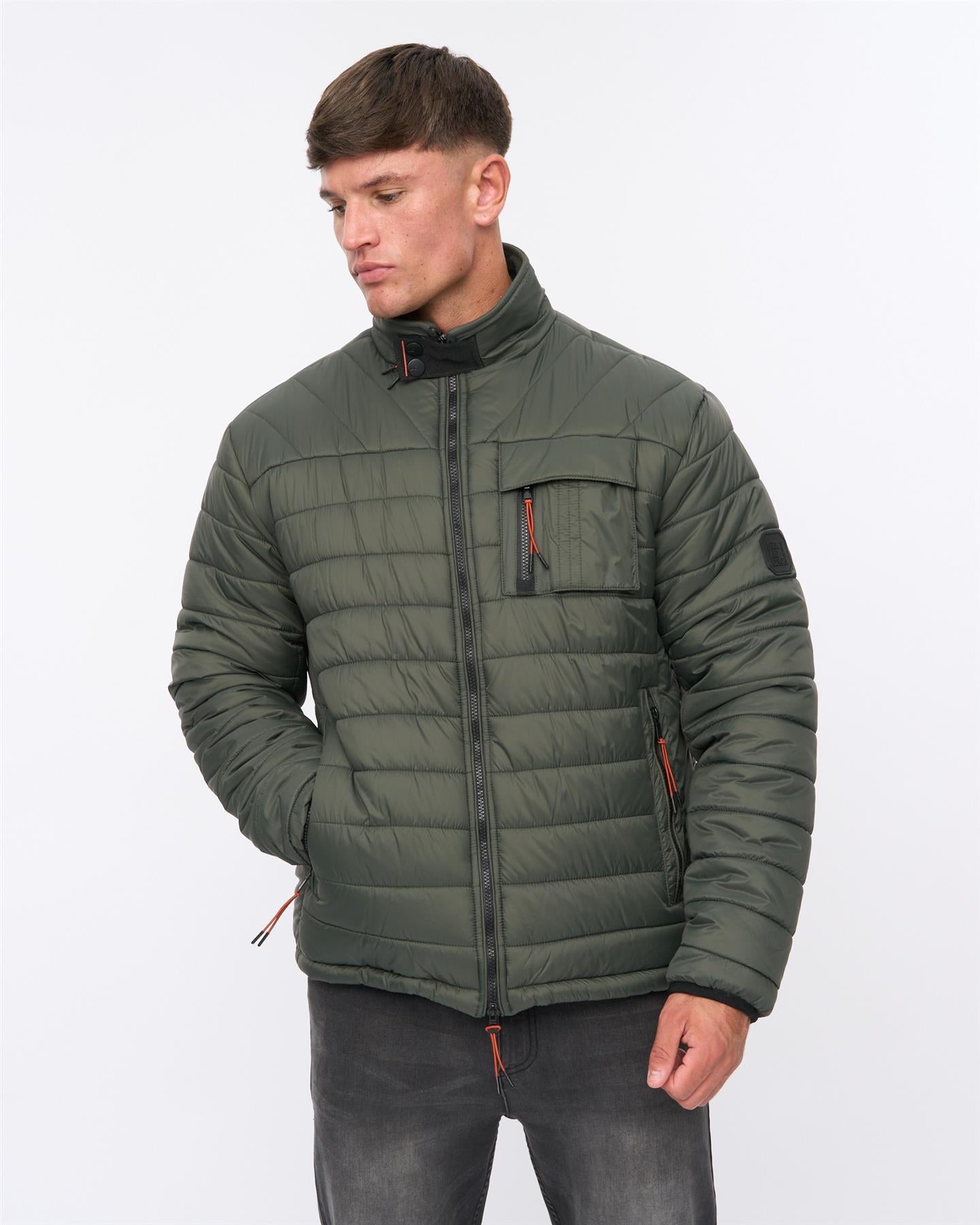 Mens Carricore Padded Jacket Dark Olive