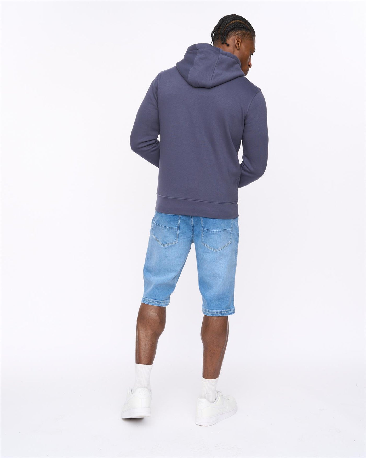 Mens Allmoor Zip Thru Hoodie Navy