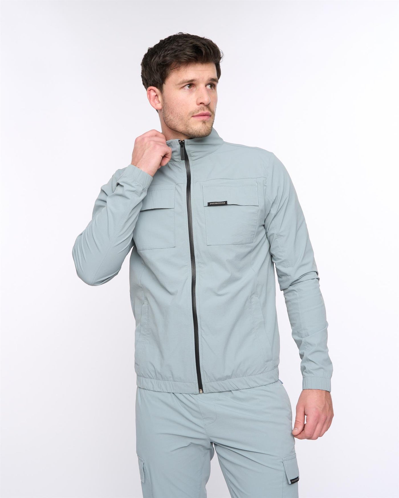 Mens Chamata Jacket Steel Blue