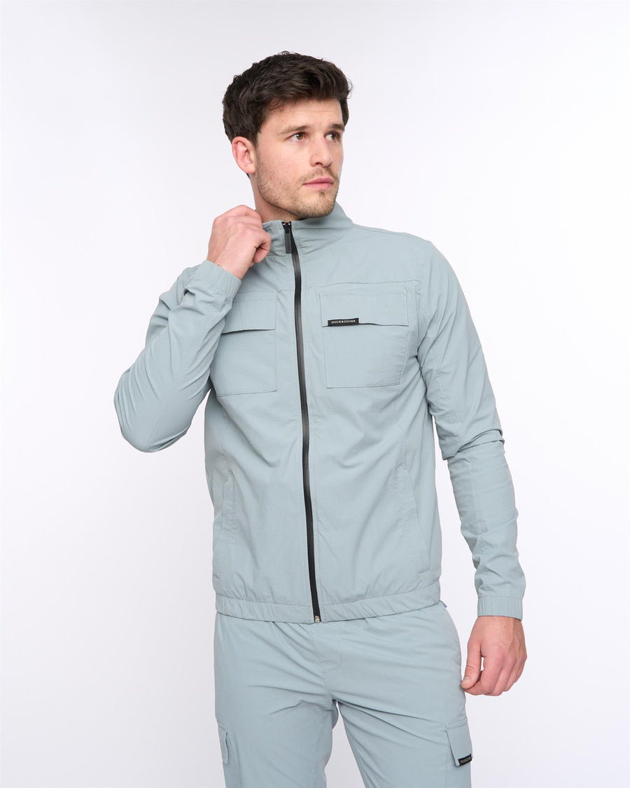 Mens Chamata Jacket Steel Blue