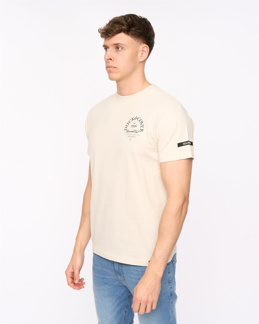 Mens Sudbury T-Shirt Light Stone
