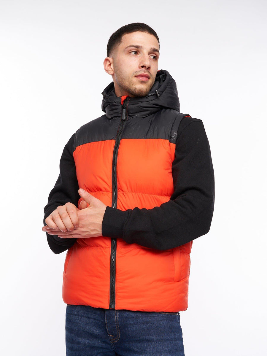 Chemerley Hooded Gilet Orange