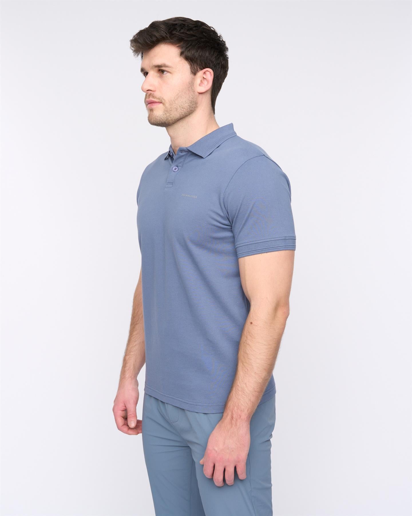 Mens Limatar Polo Light Denim
