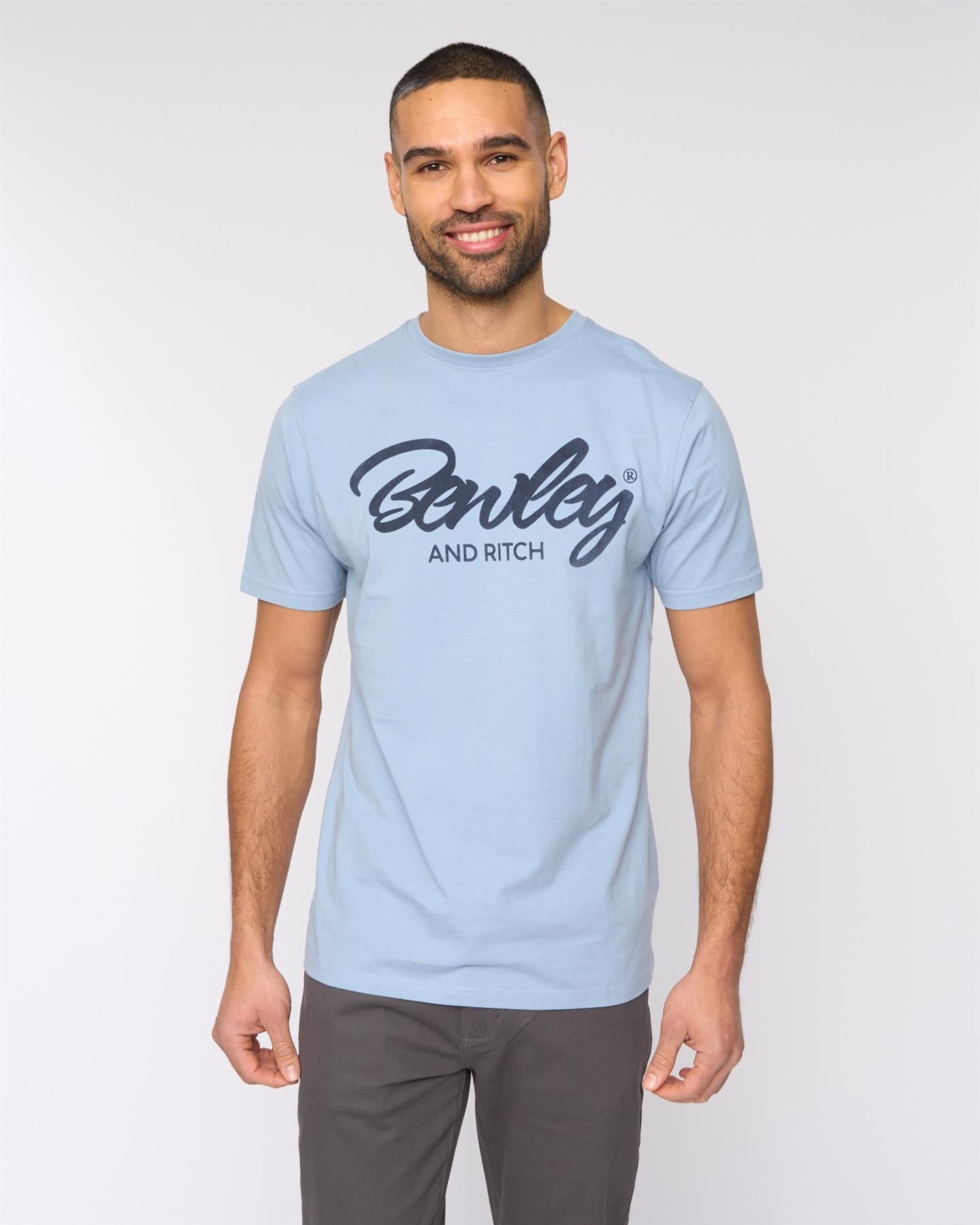 Mens  Yardley T-Shirt Blue