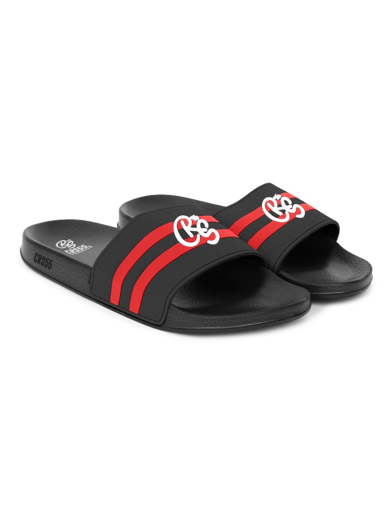Mens Hamlax Sliders Black/Red