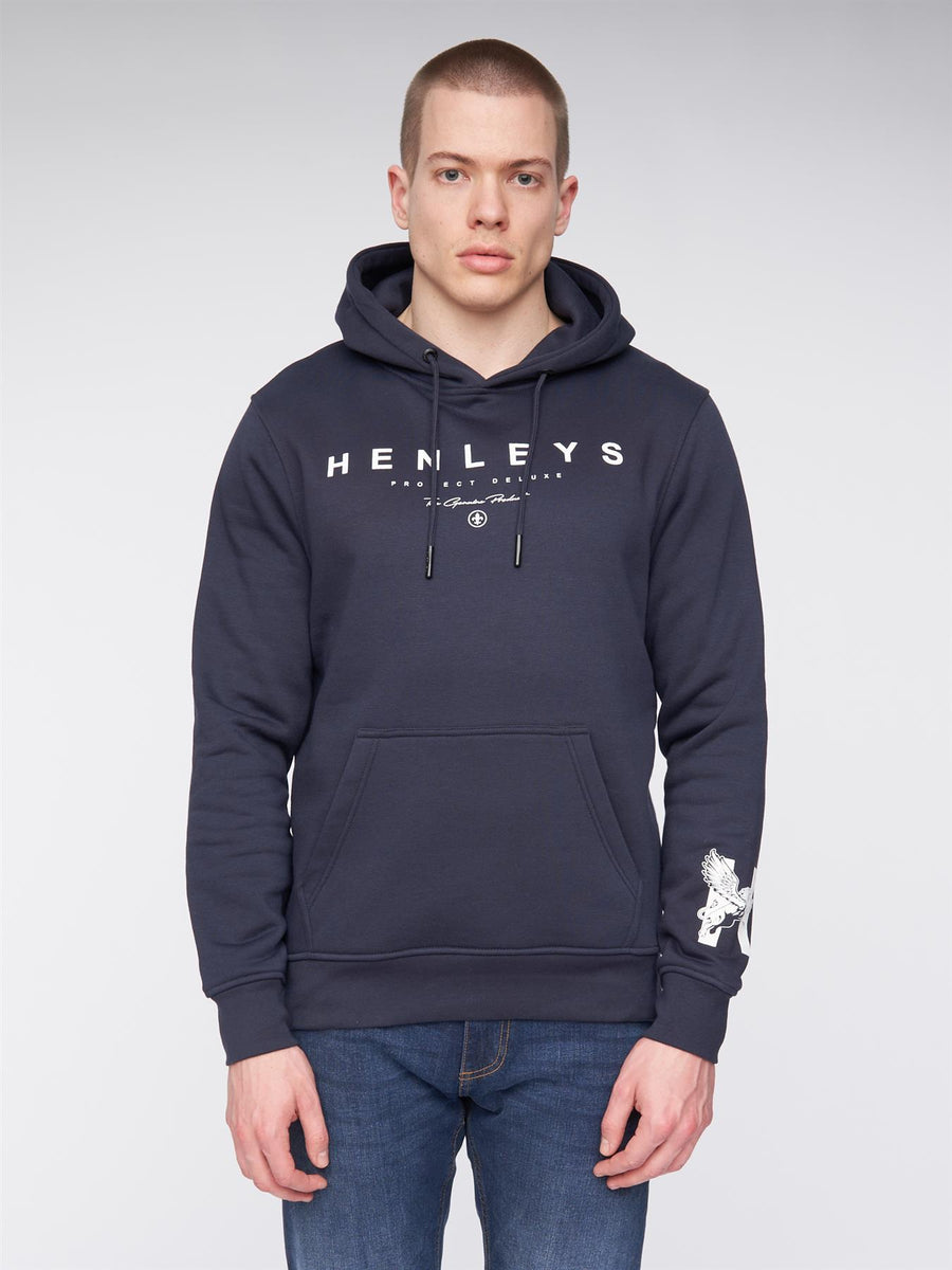 Mens Hentyme Hoodie Navy