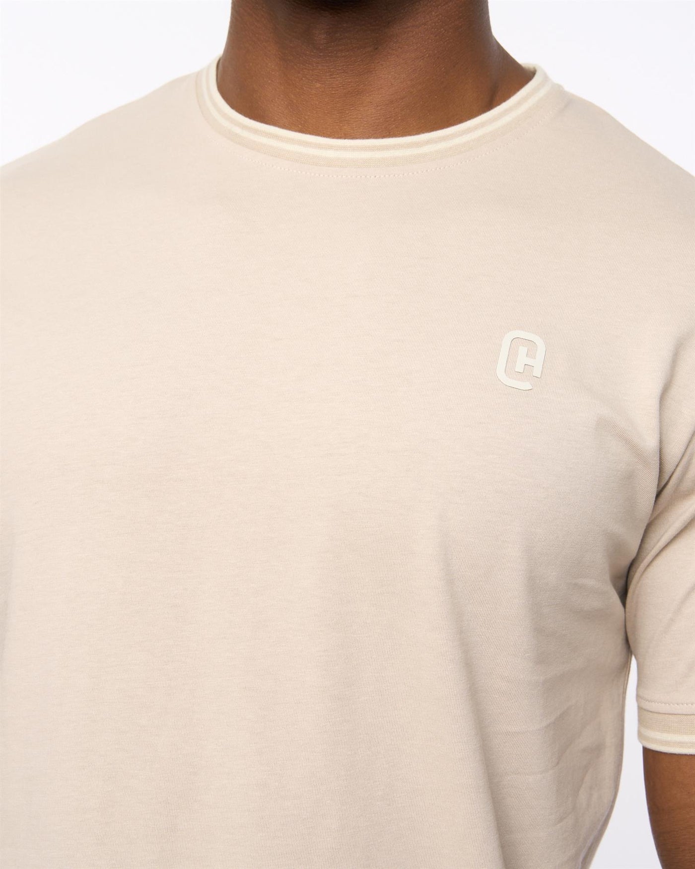 Mens Preece T-Shirt Light Stone