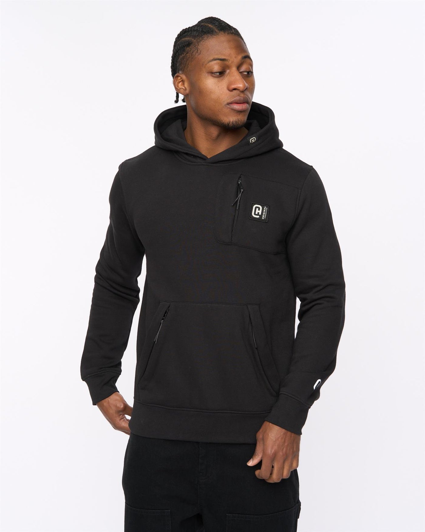 Mens Portville Hoodie Black