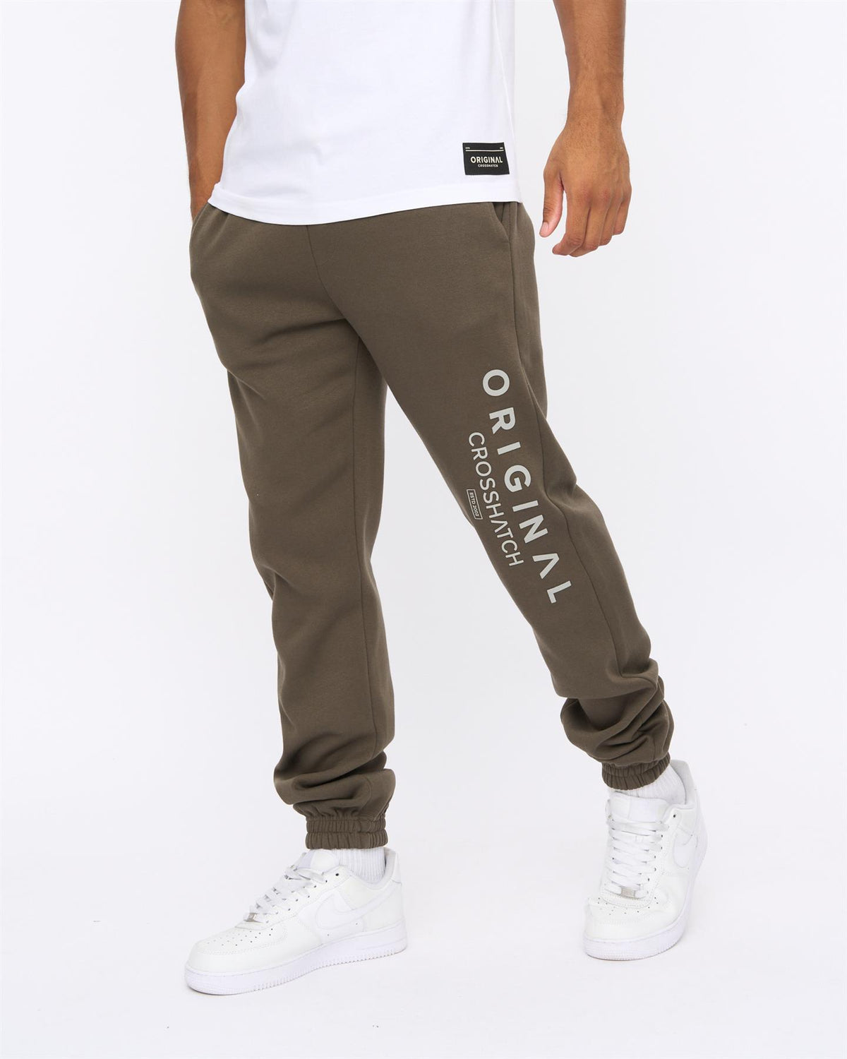 Mens Jamals Joggers Dark Olive