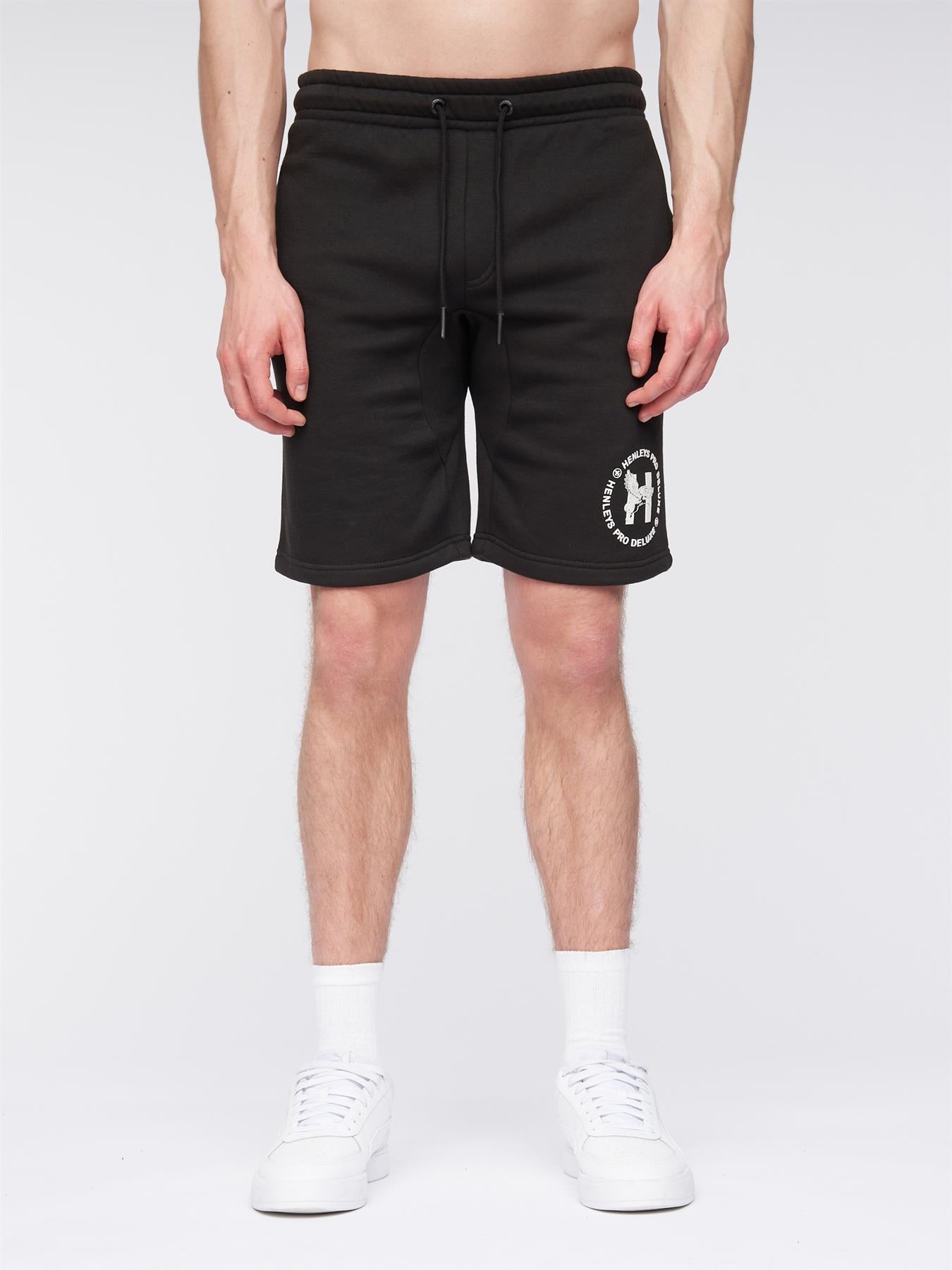 Mens Metafone Jog Shorts Black