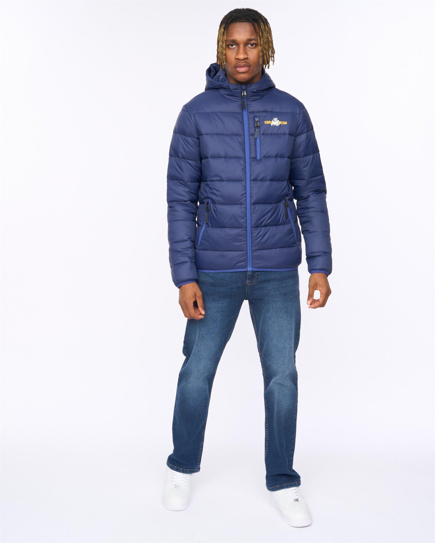 Mens Barcana Puffer Jacket Navy