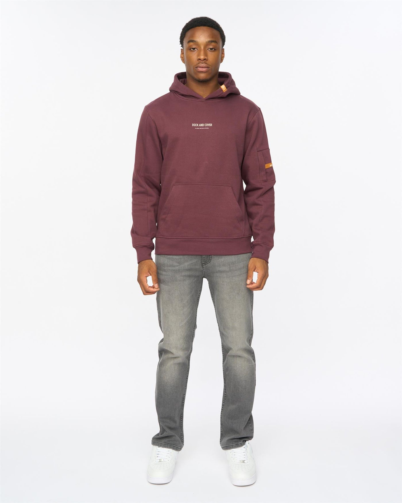 Mens Brammers V2 Hoodie Raisin